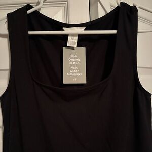Black H&M Sleeveless Maternity Dress